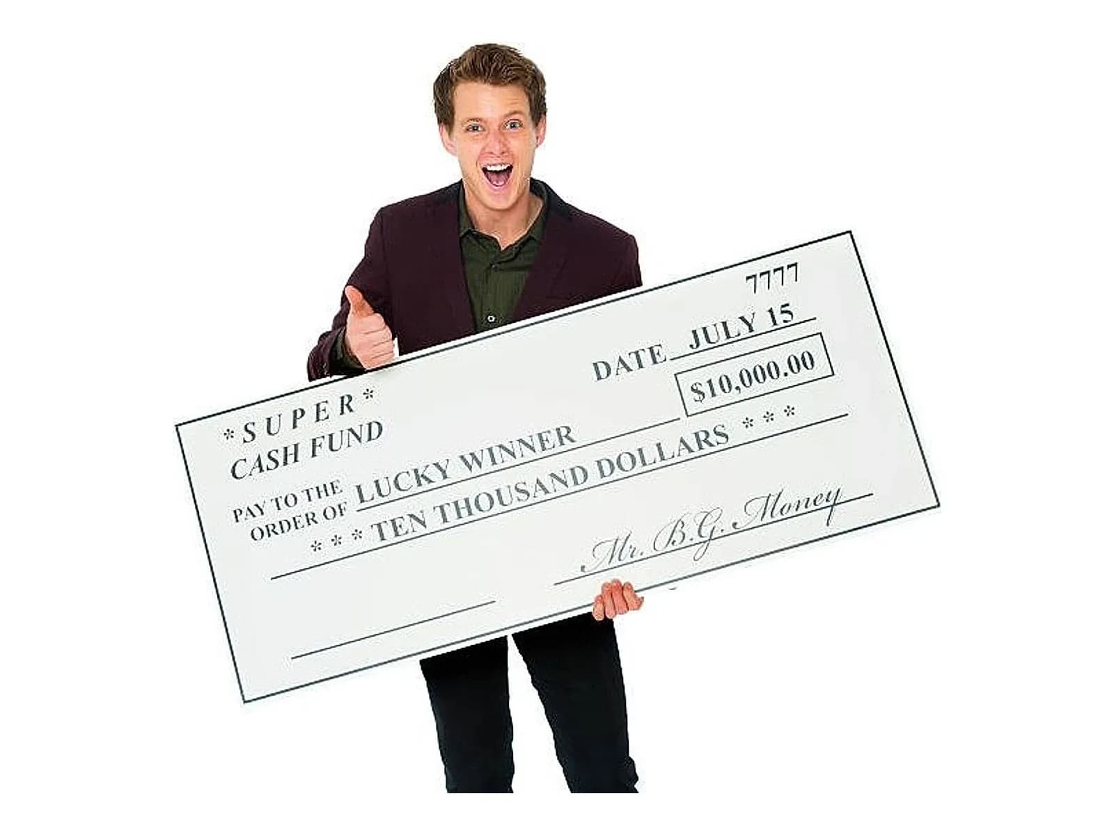 Personalised Novelty Big Cheque