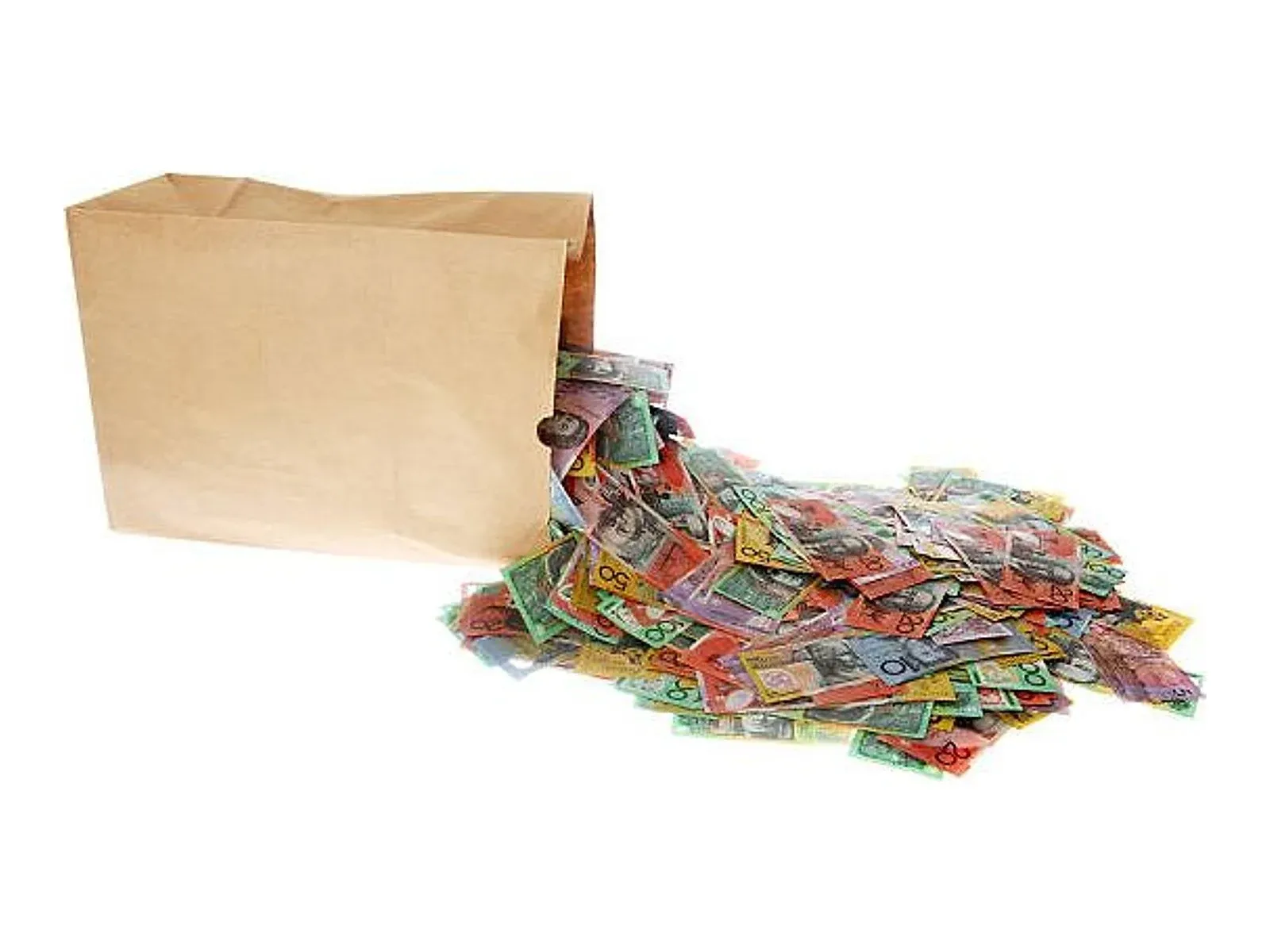 Shredded Cash Bag