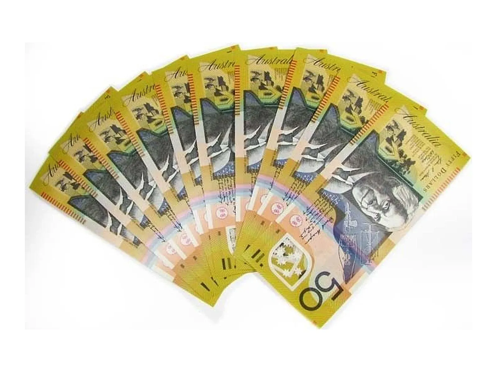 Vintage $50 Note Stack