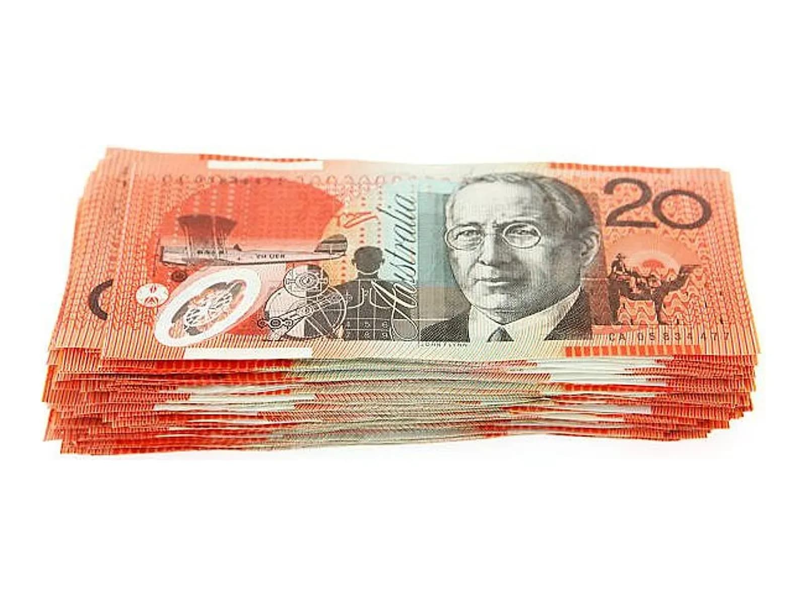 Vintage $20 Note Stack